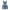 Blue-2208, variant on Kidscool Space Boy's Pockets Denim Overall, Size 6–12 Months