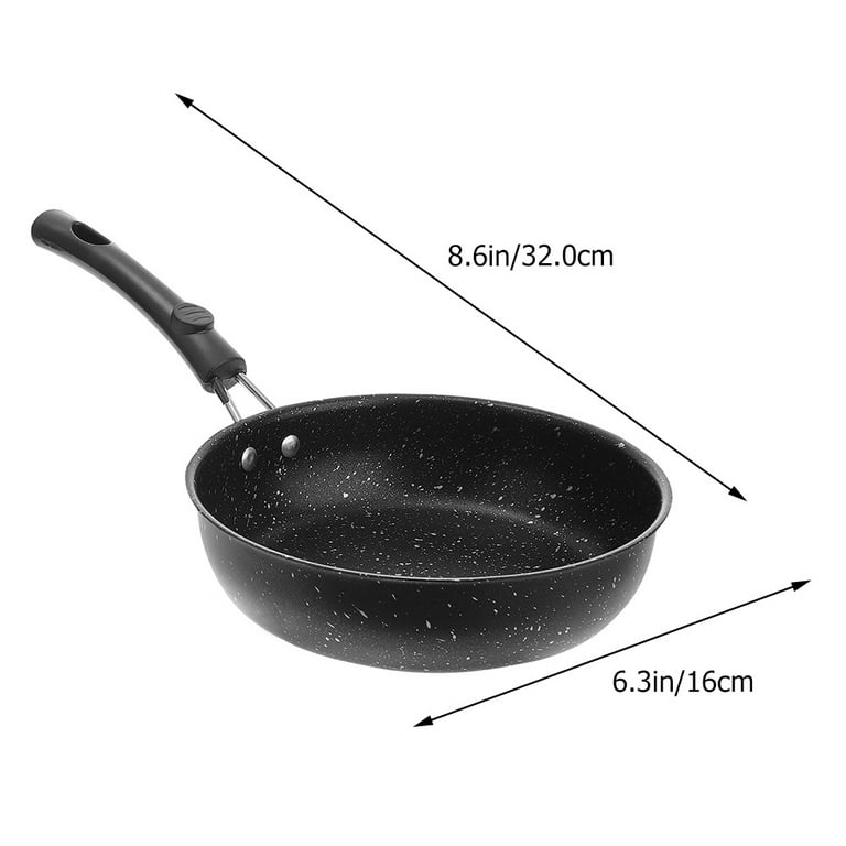 Nuolux Small Frying Pan Nonstick Egg Frying Pan Kitchen Cooking Pan Deepen Skillet Handled Oil Skillet