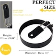 thumbnail image 2 of Eggs Rings, 4 Pack Stainless Steel Egg Cooking Rings, Stainless Steel Omelet Ring with Silicone Insulated Handle Pancake Mold for frying Eggs and Omelet, 2 of 5