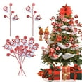 thumbnail image 1 of Snowman Christmas Tree Decoration Festive Floral Branch Insert for, 1 of 4