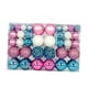 thumbnail image 4 of 100 bolas navideñas decorativas para árbol de Navidad, colgantes para Azul Blanco Rosa, 4 of 9