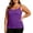 Purples-tanks, variant on Plus Size Womens Built-In Pads Camisole, Bras Adjustable Spaghetti Strap Sleeveless Tank Top, Padded Backless Summer Beach Outdoor Casual Cami Tops, XS-5XL