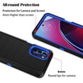thumbnail image 5 of Takfox Case For Motorola Moto G Stylus 5G 2022 ,Shockproof Heavy Duty Rugged Locking Swivel Holster Belt Clip Kickstand Full Body Hard Shell Phone Cover Case，Bule, 5 of 7