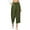 Army Green, variant on ICHUANYI Women's Comfortable Cropped Leisure Time Pants Color Sweatpants Yoga Pants