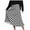 Gray, variant on Hurxie Women's Polka Dots Midi Skirt Low Waist Flowy Skirts Sky Blue,S
