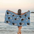 thumbnail image 5 of KLL Cute Cartoon Astronaut Microfiber Beach Towel Fast Drying,Extra Large 31.5"x63" Sand Free Beach Towel Super Lightweight Towels, 5 of 5