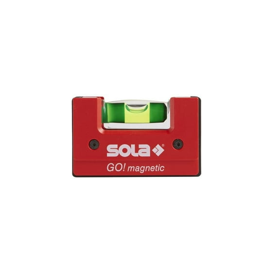 Sola Go! Magnetic Pocket Level With Clip 3In 1 Focus-60 Vial