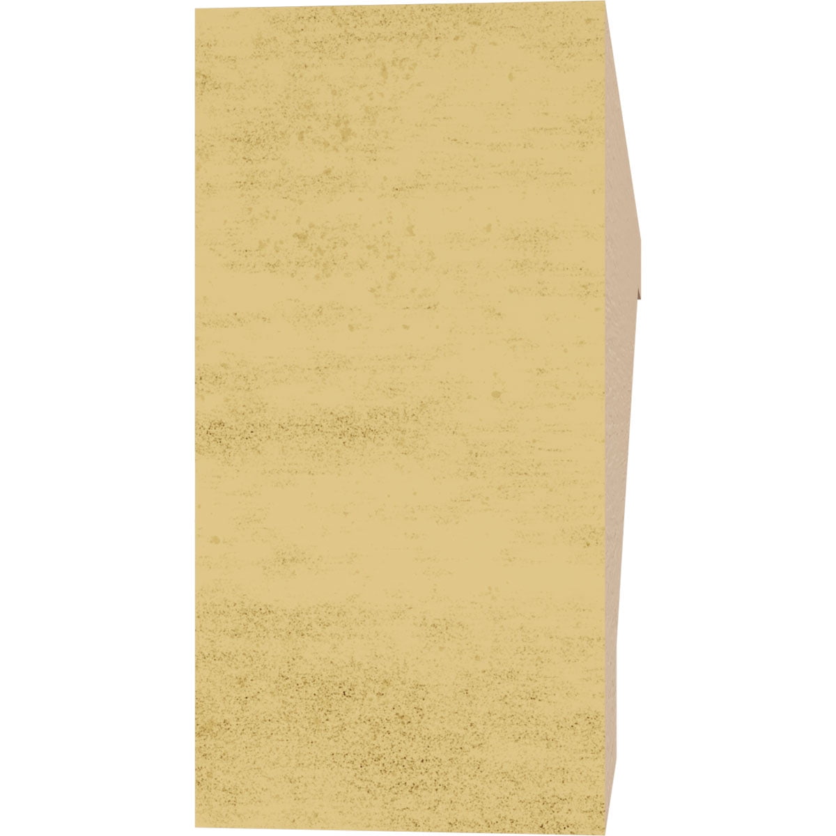 2"W x 12"D x 4"H Thin Burlington Rough Cedar Woodgrain TimberThane Corbel, Primed Tan