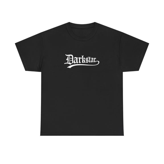 Darkstar Text Skateboard White Many Colors Vintage Classic Skate TShirt Print - Black / M