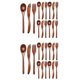 thumbnail image 4 of Juego de Cubiertos de Cuchillo de Tenedor de Cuchara de Madera de 30 Piezas, Juego de Utensilios de Cena de Madera, Juego de Cubiertos de Vajilla de Cocina de Madera, 4 of 5