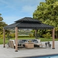 thumbnail image 1 of Sunjoy Roberts 13 ft. x 15 ft. 2-tier Hardtop Gazebo, 1 of 12