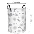 thumbnail image 4 of DouZhe Waterproof Collapsible Large Laundry Baskets, Dairy Cow Animal Texture Prints Circular Hamper with Handles, 4 of 7