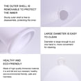 thumbnail image 3 of OULII Bird Water Dish Automatic Watering Water Dispenser for Birds Blue 1Pcs, 3 of 7
