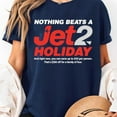 thumbnail image 3 of Unisex Nothing Beats A Jet2 Holiday Graphic T-Shirt, Sizes S-5XL, Tbun, 3 of 5