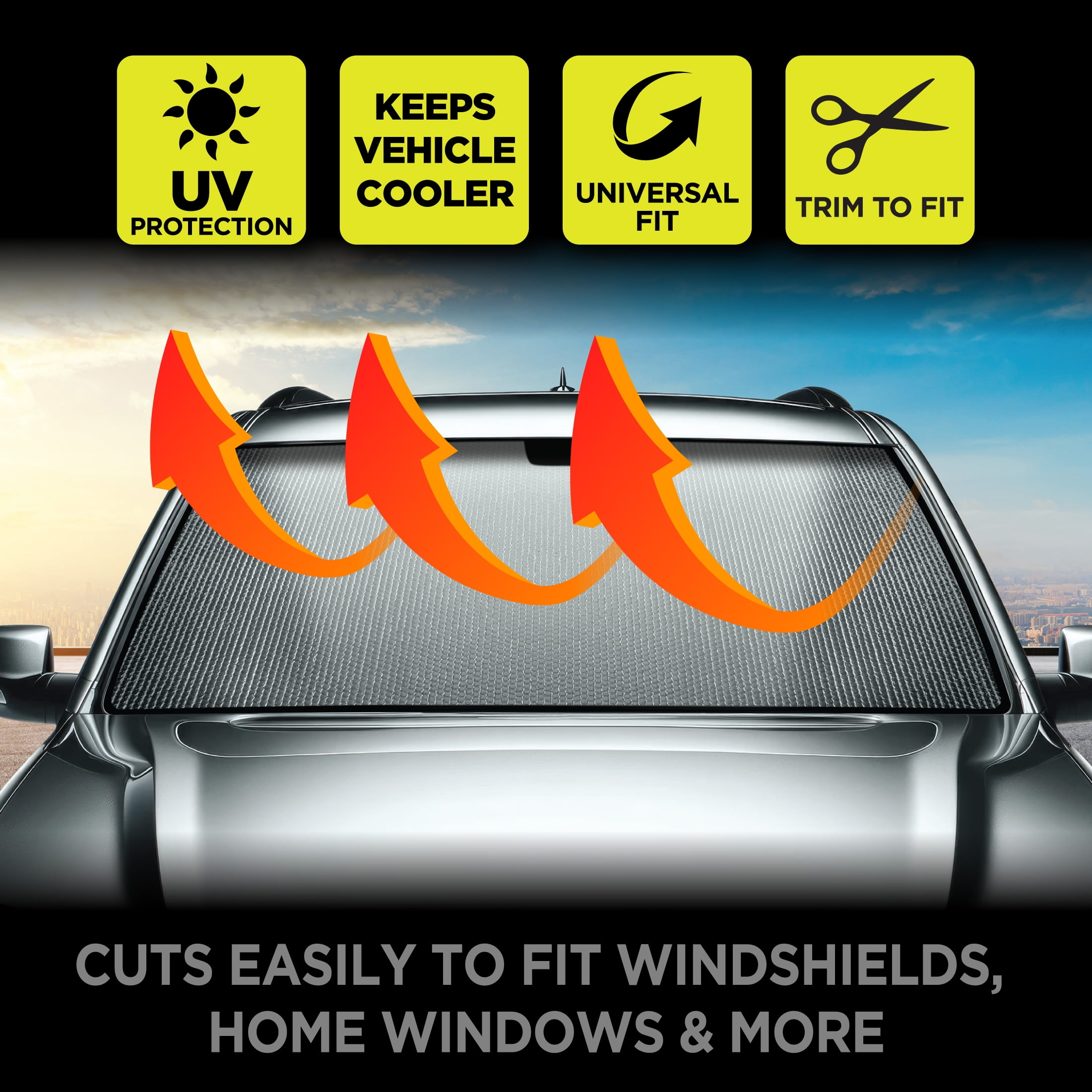 Auto Drive Reflective Insulation UV blocking Shade Roll Single Bubble For Car &RV 30"x15 Ft