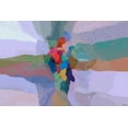thumbnail image 2 of Tienhaara, Michael 32x23 White Modern Wood Framed Museum Art Print Titled - Cascading hues II, 2 of 4