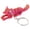 Red gold, variant on Practical Sturdy 3D Wolf Keychain Charm Pendant for Home Decoration Desk Display or Car Ornament