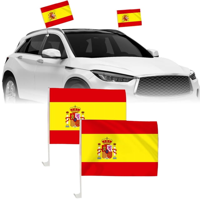 SIfdSeng Get it Fast Car Window Flag 45 X 30 Cm with Clip and 43 Cm Pole