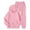 Light Pink, variant on AWZXDE 2025 Girls Fall Outfits Winter Lined Hoodie And Pants Set Cozy Warm Tracksuit For Kids 5-14 Years Brown，12Y