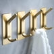 thumbnail image 1 of Towel Hooks/adhesive Hooks - Brushed Gold Wall Hooks For Hanging Coat. Hat, 1 of 5
