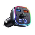 thumbnail image 2 of Bluetooth 5 Transmisor Fm Reproductor De Mp3 Para Automóvil Dual Usb Bluetooth Llamada Manos Libres Transmisor Bluetooth Para Automóvil Sweethay VI011434-00, 2 of 6
