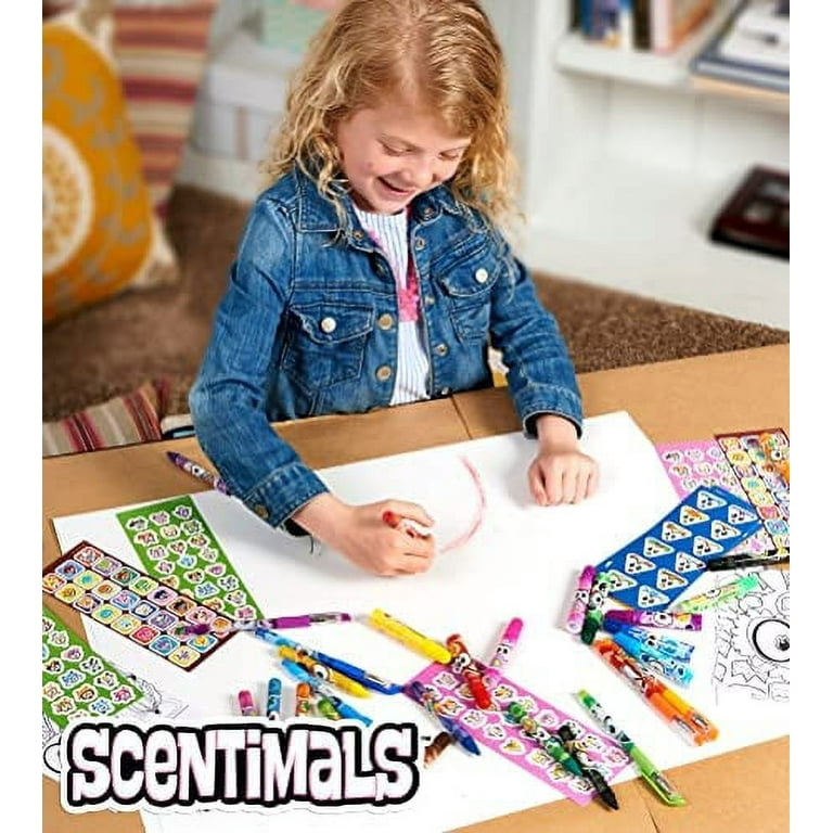 Scentimals Sweet Scented Markers - Smelly Markers Washable for Kids - Silly Scents Markers Set - 8 ct