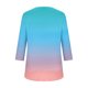 thumbnail image 5 of mfyjkho Tops Para Salir, Blusa Informal Con Cuello Redondo Y Manga 3/4 Para Mujer Tops Para Hacer Ejercicio Para Mujer M, 5 of 6