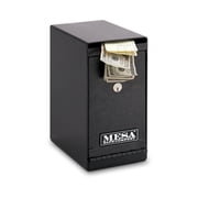 Mesa Safe Company Model MUC1K Undercounter Depository Safe with Dual Key Lock, Dark Gray CA3