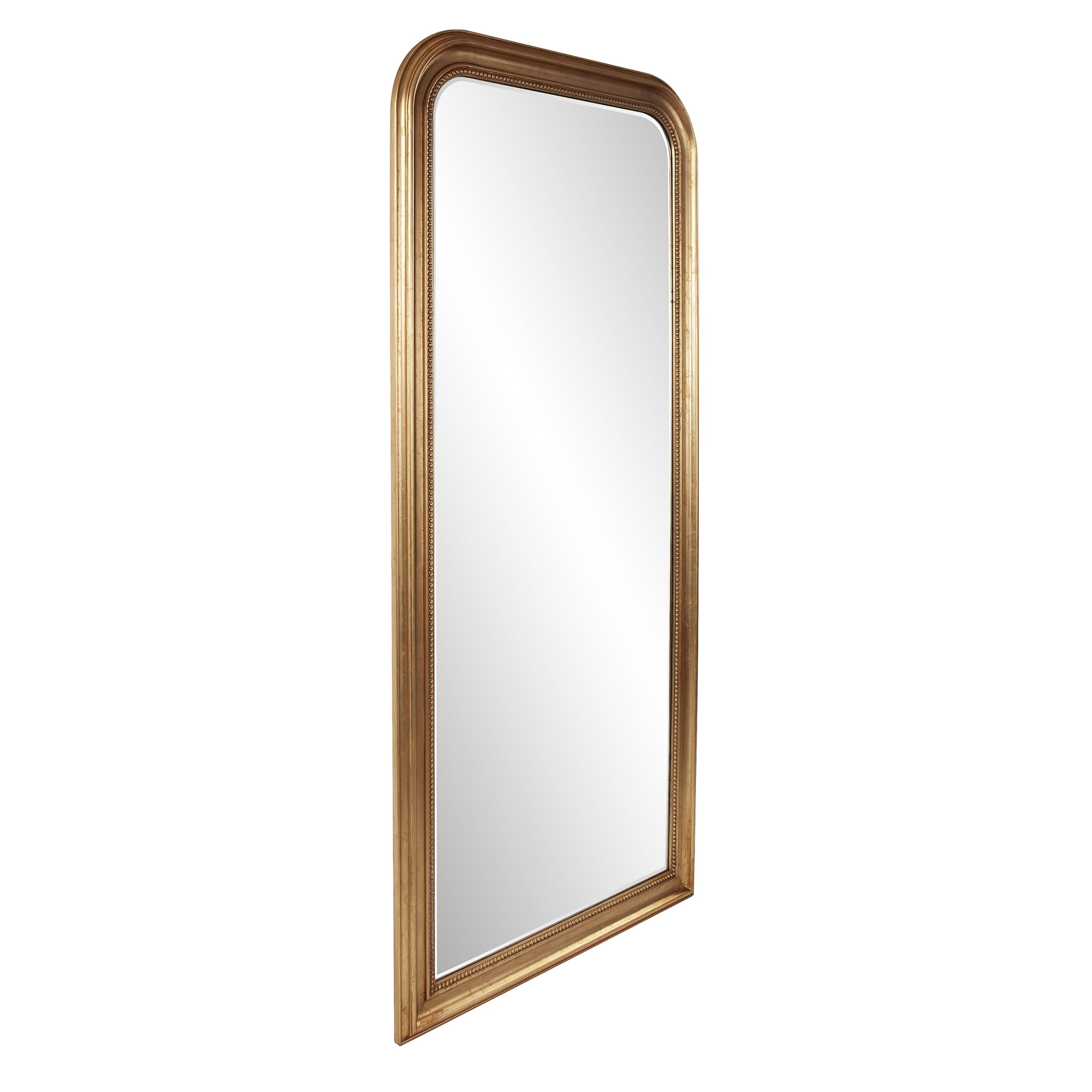 Tyler Dillon Rectangular Gold Wood Framed Full Length Beveled Wall Mirror 78"H x 36"W