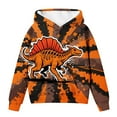 thumbnail image 5 of Toddler Hoodies Dinosaur Print Hoodie Long Sleeve Lightweight Pullover Tops Loose Sweatshirt Boys 2-3 Years Clothes Back to School Clothes, 5 of 5