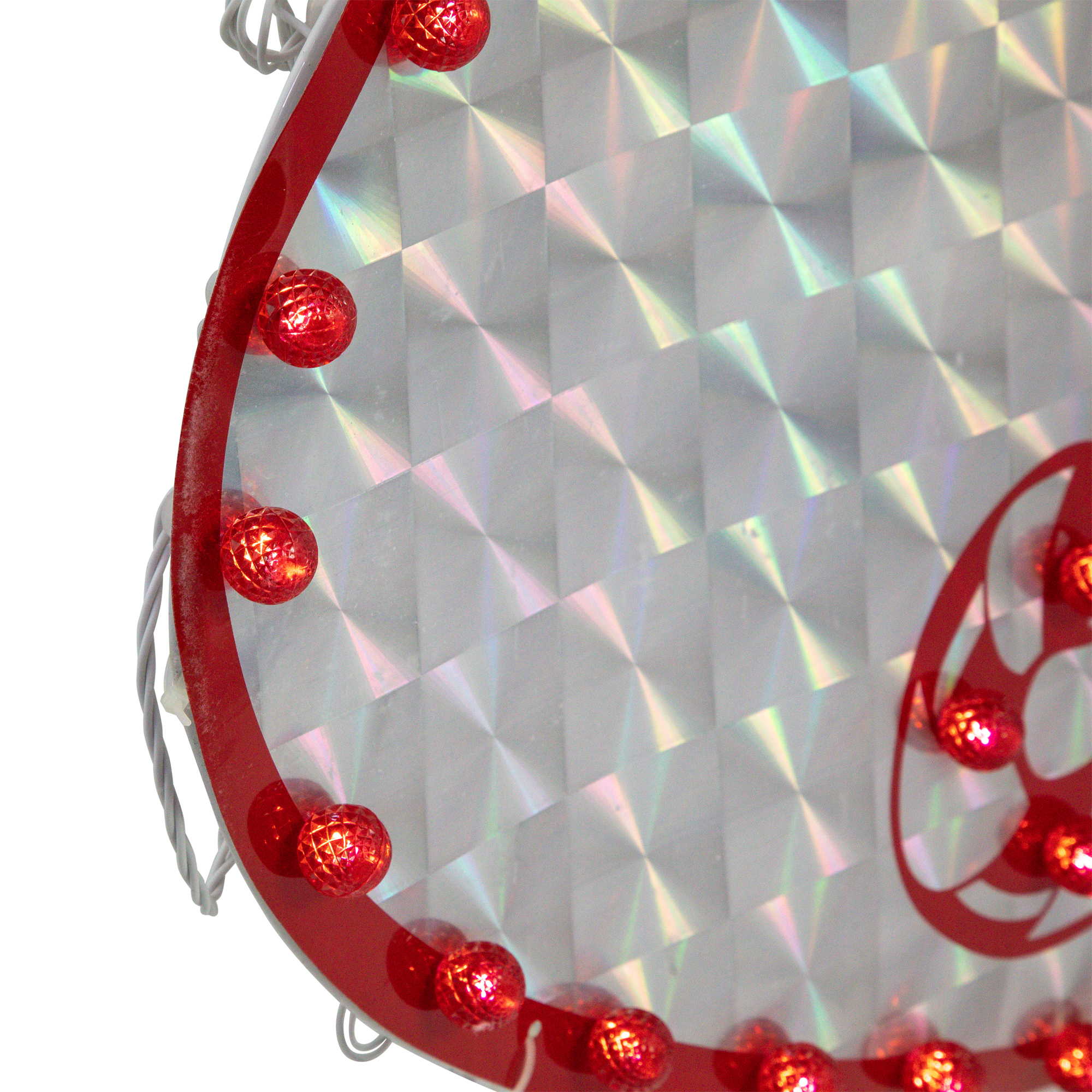 Northlight 43" LED Lighted Holographic Jesus is the Reason Outdoor Christmas Sign