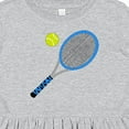 thumbnail image 4 of Inktastic Blue Tennis Racket and Ball Girls Toddler Dress, 4 of 5