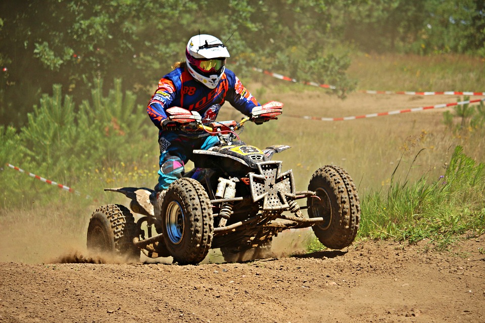 Motocross Quad Race Quad Atv Enduro20 Inch By 30 Inch Laminated Poster