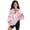 Axolotl Daisy Violet, variant on COEQINE Loose Fit Sweatshirt for Girls, Quarter Zip Pullover Long Sleeve with Collar, Soft Polyester Pullover Tops Machine Washable for 7-8 Kids, Cute Snowman Blue