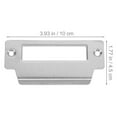 thumbnail image 2 of USHOBE Latch Strike Plate 8Pcs Silver 10X4.5in for Door Installation, 2 of 8