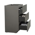 thumbnail image 5 of Floor cabinet WITHOUT basin,Gray color,With three drawers, 5 of 6