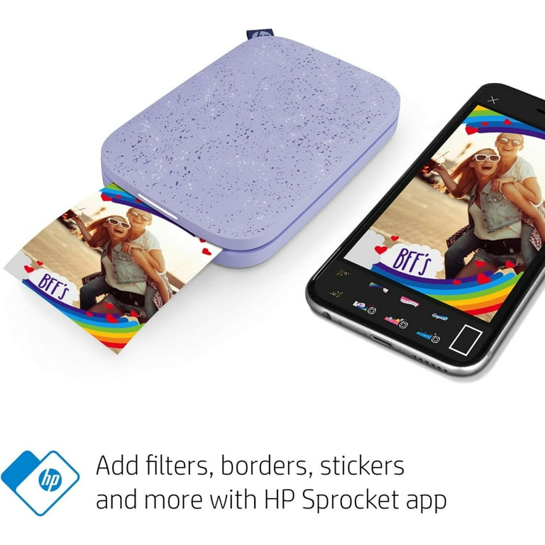 hp - かー　hp sprocket HP Sprocket Portable Photo Printer, Print Social Media