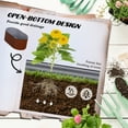 thumbnail image 4 of Outsunny Galvanized Raised Garden Bed Kit, Metal Planter Box with Safety Edging, 41.25" x 23.5" x 16.5", Brown, 4 of 9