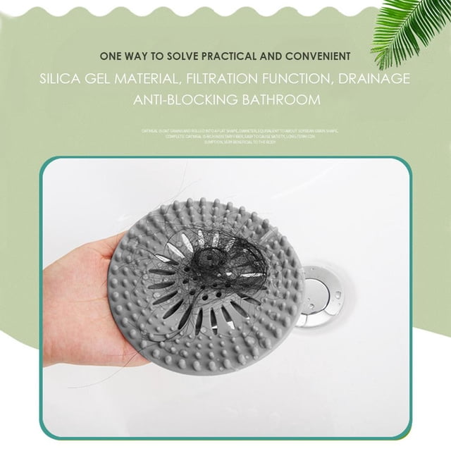 Red De Drenaje Del Piso Del Baño Tapón de silicona para fregadero, tapón de agua, drenaje de suelo, tapón para bañera (café) Wdftyju Libre de BPA