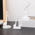 thumbnail image 3 of 3Pcs Music Note Decor, Gifts Musical Figurine Modern Statue Sculpture, Table Centerpiece Crafts Home Arts,Gold, 3 of 7