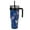 Navy, variant on Zak Designs 40oz NBC Halloween Straw Handle Tumbler, Double Wall Vacuum Insulated Stainless Steel Waverly Tumbler with Durable Plastic Straw, Travel Straw Tumbler with Handle, Ombre