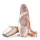 thumbnail image 1 of Ballet Dance Shoes: Child & Adult Ballet Pointe Shoes With Ribbons - Professional Dancewear, 1 of 2