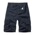 thumbnail image 1 of Pisexur Shorts Cargo pour Hommes Coupe Décontractée à Multiples Poches Short Classique d'Extérieur pour Hommes, 1 of 3