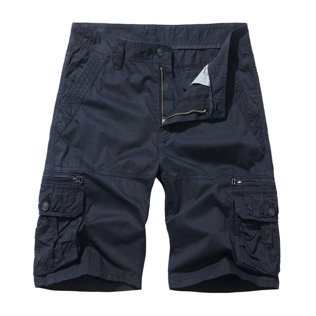 Pisexur Shorts Cargo pour Hommes Coupe Décontractée à Multiples Poches Short Classique d'Extérieur pour Hommes
