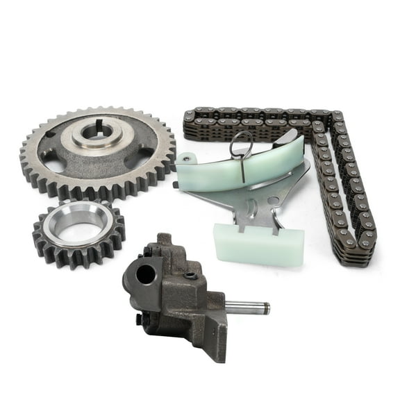 MOCA AUTOPARTS Timing Chain Kit with Oil Pump Fit for 1994-1996 Chevrolet Beretta & 1994-2003 Chevrolet S10 & 1995-2002 Pontiac Sunfire L4 2.2L