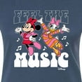 thumbnail image 3 of Disney - Mickey & Friends - Daisy Dances with Minnie - Feel the Music - Juniors Fitted Graphic T-Shirt, 3 of 5