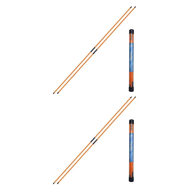 Soidarity Palo de alineación de golf de fibra de vidrio portátil tres partes 122 cm varilla indicadora de dirección plegable accesorios para Type1 NO1