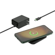 Belkin BoostCharge Pro Universal Easy Align Wireless Charging Pad, 15W Fast Charger for Apple iPhone, Samsung Galaxy, Apple Airpods Pro, and Other MagSafe Enabled Devices - Black