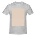 thumbnail image 4 of Bingfone Brown Gingham Men'S Loose Fit Short-Sleeve Pocket T-Shirt, 4 of 7
