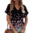 thumbnail image 2 of Womens Plus Size T Shirts Loose Workout Shirts Women Loose Womens Summer Tops Casual Cotton My Orders Placed Recently By Me Clearance Deals, 2 of 4